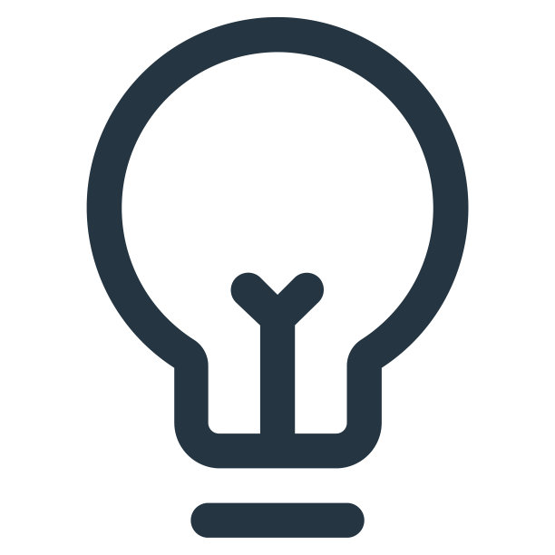 想法图标孤立在白色背景大纲图片下载