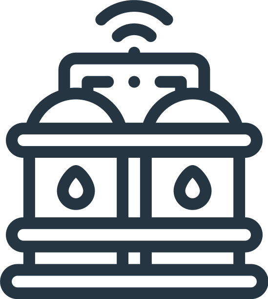 水箱图标孤立的白色背景图片下载