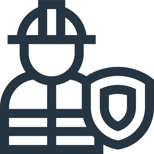 工人图标孤立在白色背景大纲图片下载