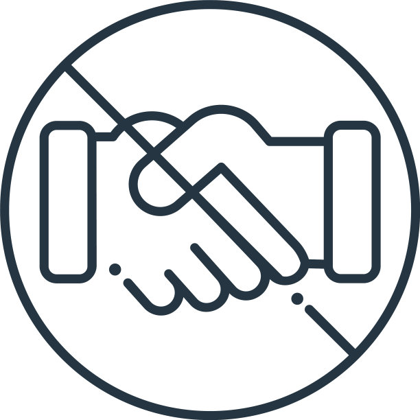 握手图标孤立的白色背景图片下载