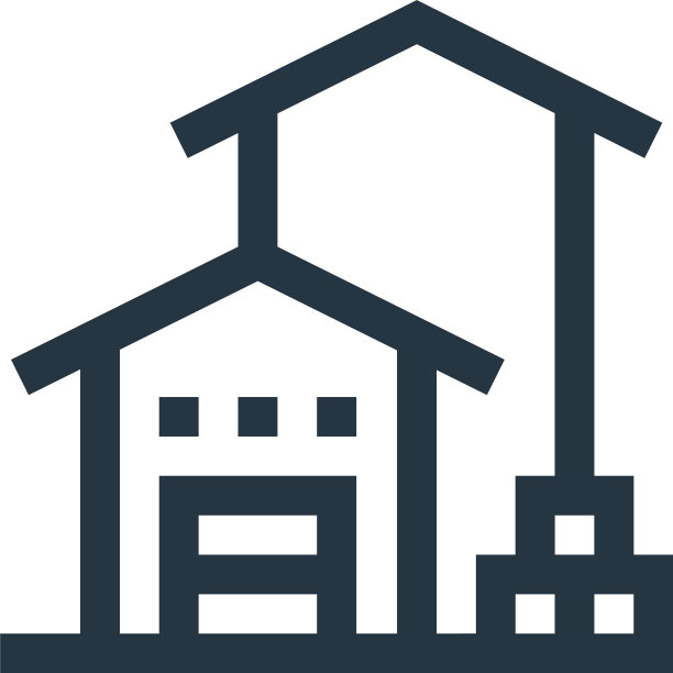 仓库图标孤立在白色背景图片下载