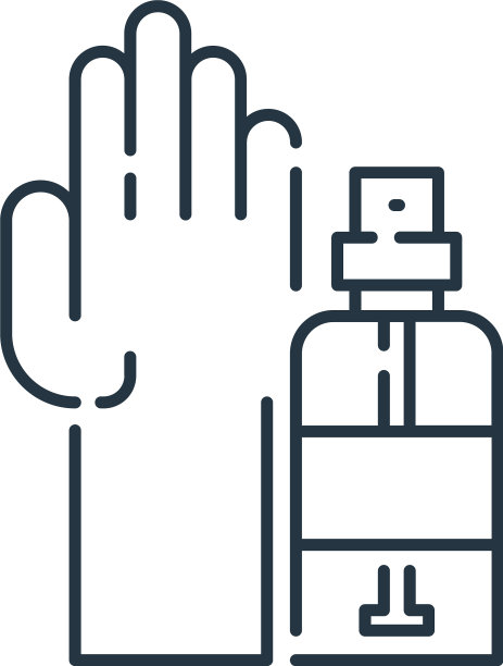 洗手液图标隔离在白色背景图片下载