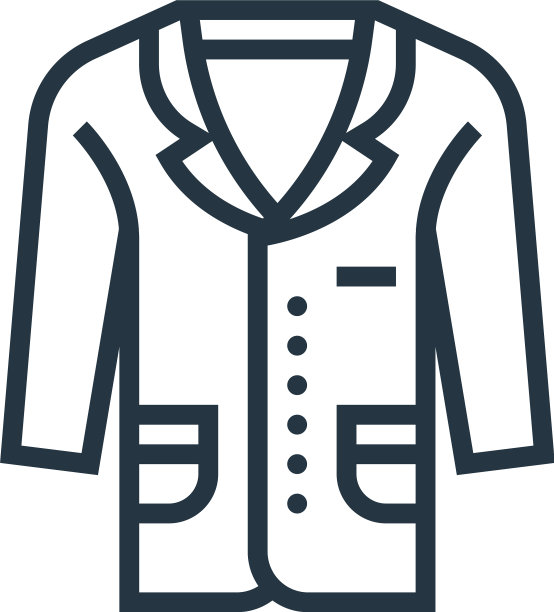 服装图标孤立的白色背景轮廓图片下载