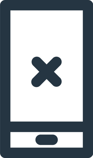 破碎的图标孤立在白色背景轮廓上图片下载