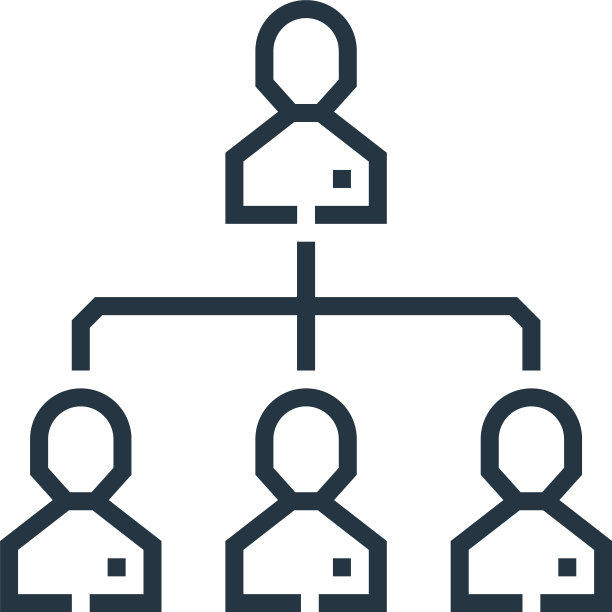 层次结构图标隔离在白色图片下载