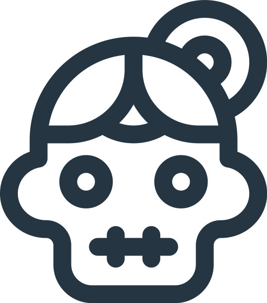 飓风图标孤立在白色背景轮廓图片下载