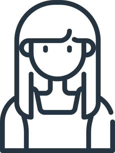 女人图标女人可编辑笔触女人线性图片下载