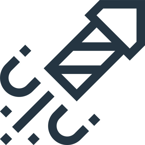 烟花图标烟花可编辑的笔触图片下载