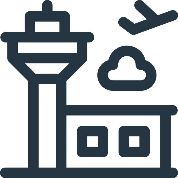 机场图标机场可编辑的描边机场图片下载