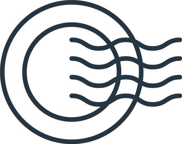 空邮图标孤立的白色背景图片下载