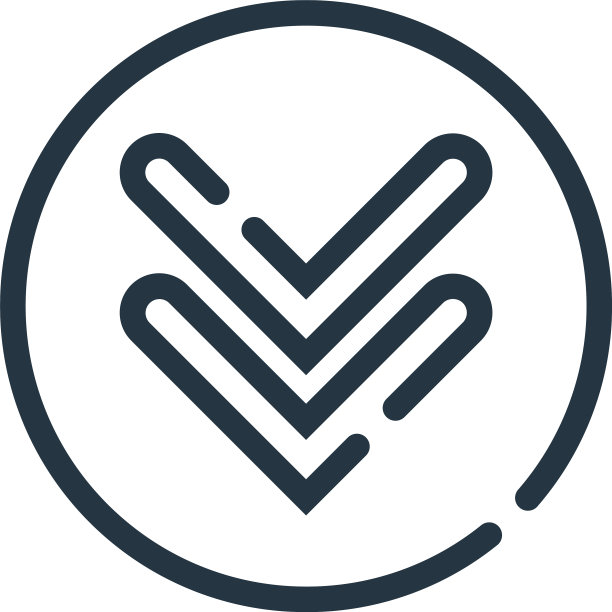 向下图标向下可编辑的描边向下线性符号图片下载