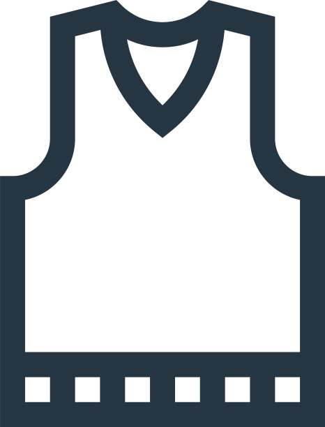 背心图标背心可编辑的行程背心线性符号图片下载