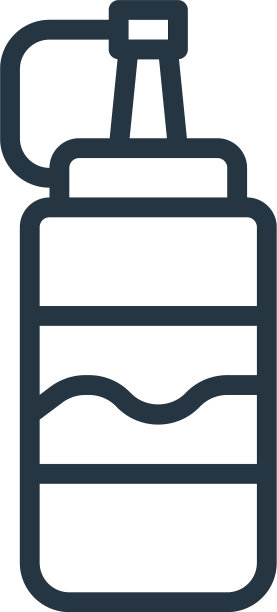 酱图标孤立在白色背景轮廓图片下载