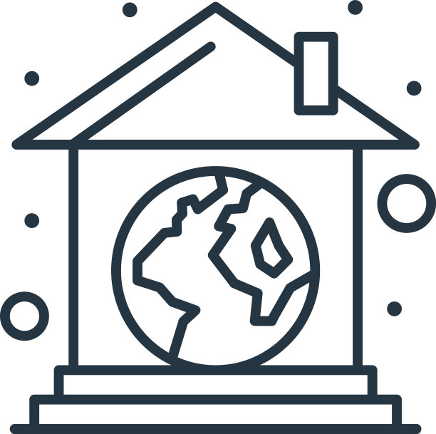 地球日图标孤立在白色背景图片下载