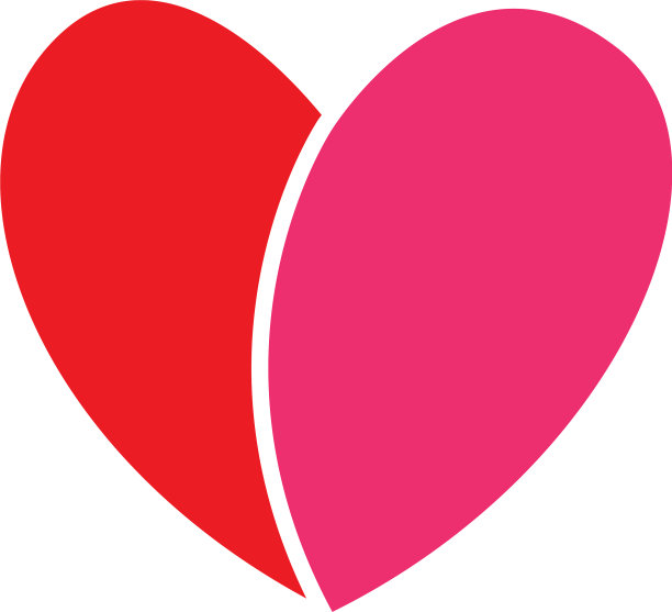 心标志模板图片下载