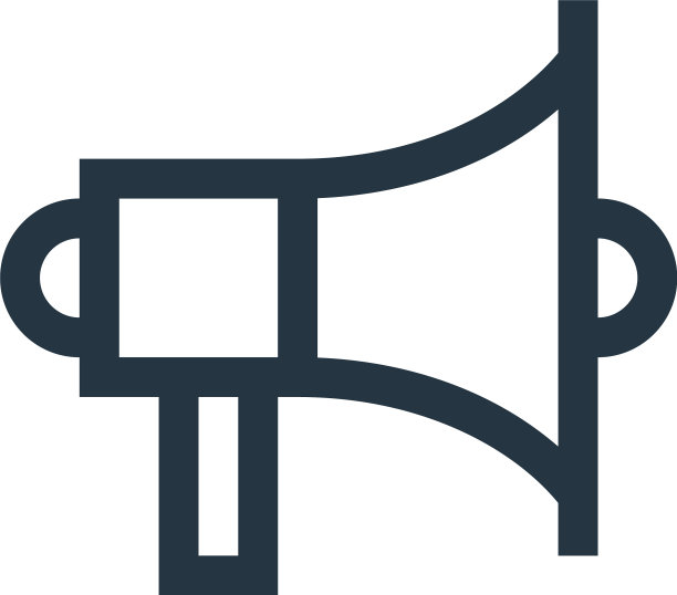 宣传图标孤立的白色背景图片下载