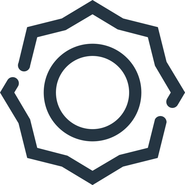 太阳图标孤立在白色背景轮廓图片下载