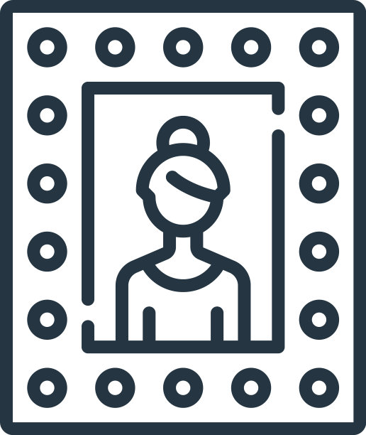 镜像图标孤立在白色背景轮廓图片下载