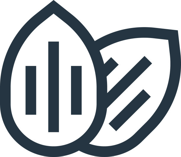 杏仁图标孤立在白色背景轮廓图片下载