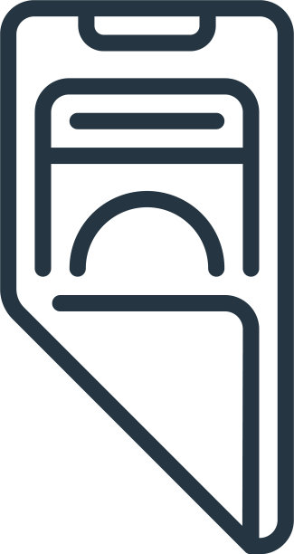 可折叠手机图标孤立在白色背景图片下载