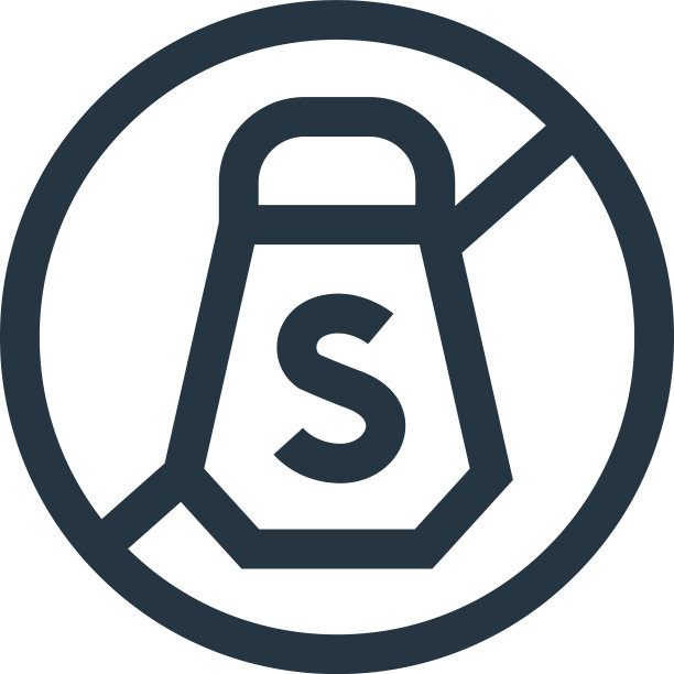 盐图标孤立在白色背景轮廓图片下载