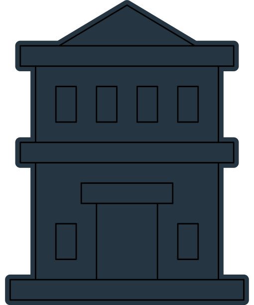 公寓图标公寓可编辑的笔触图片下载