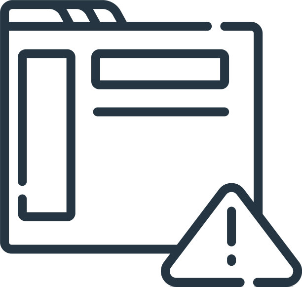 警报图标孤立在白色背景大纲图片下载