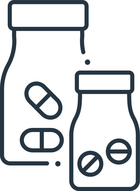 医药图标孤立在白色背景图片下载