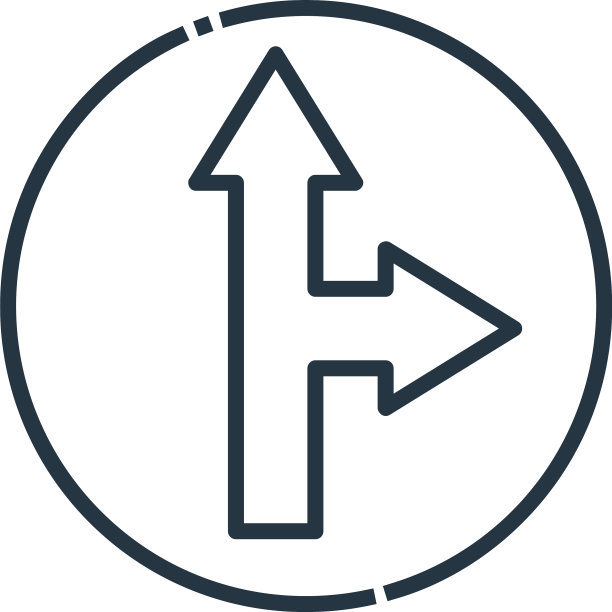 走直或右图标孤立在白色图片下载