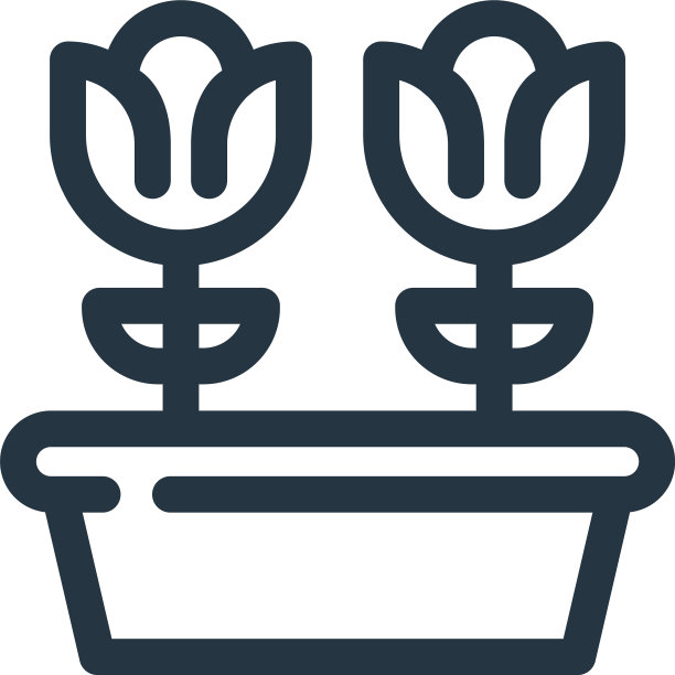 花图标花可编辑的笔触花线性图片下载