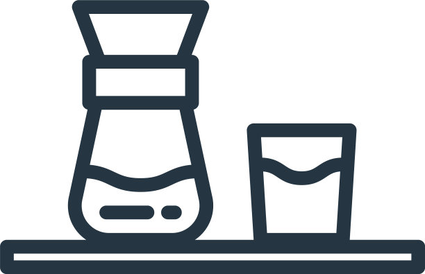 咖啡图标孤立的白色背景轮廓图片下载