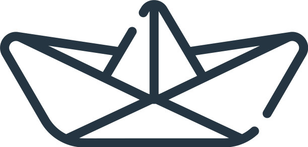 纸船图标纸船可编辑笔画纸图片下载