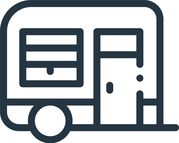 大篷车图标大篷车可编辑行程大篷车图片下载