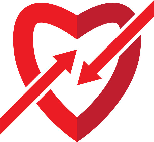 心标志模板图片下载