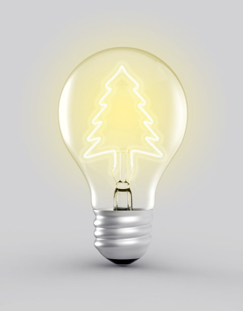 生态灯泡照明图片下载