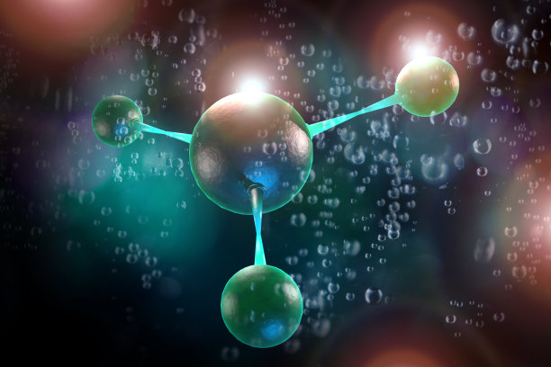 原子粒子3D插图图片下载