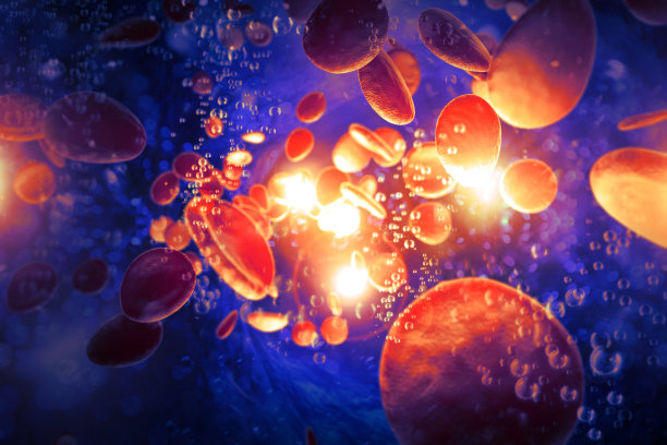 红血球3D插图图片下载