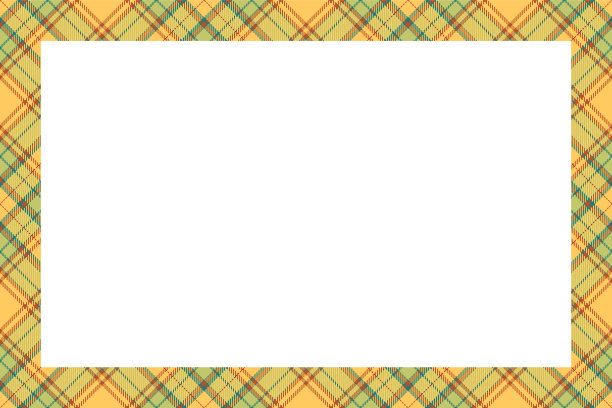 复古框苏格兰边界图案复古图片下载