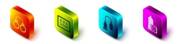 设置等距性感毛绒手铐性商店图片下载