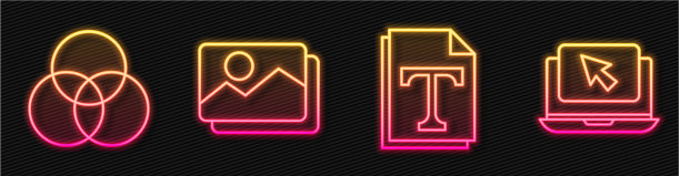 设置行文本文件文档RGB和cmyk颜色图片下载