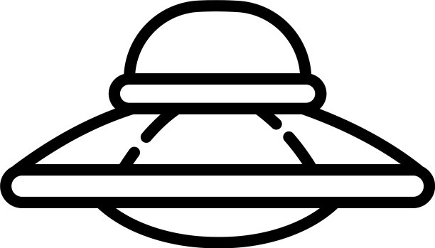 不明飞行物图标轮廓样式图片下载