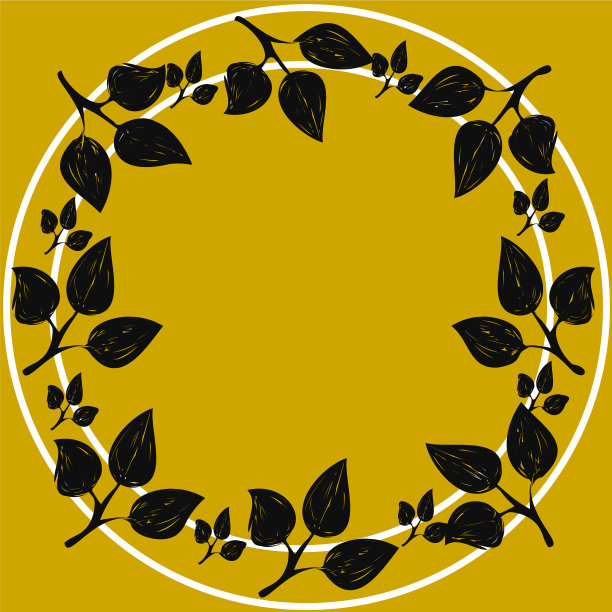 图案框架叶秋天木夏天春图片下载