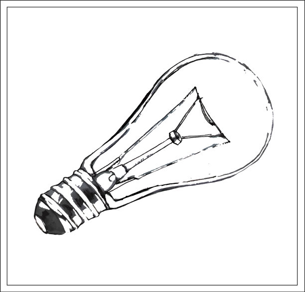 孤立图像玻璃白炽灯图片下载