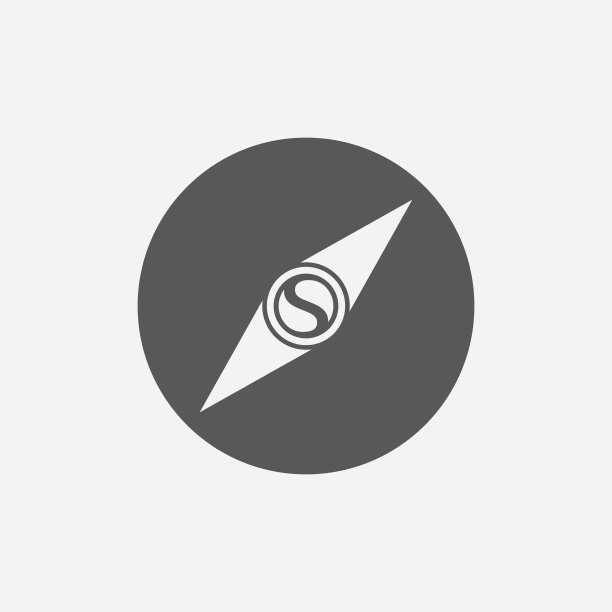 指南针标志模板图标图片下载