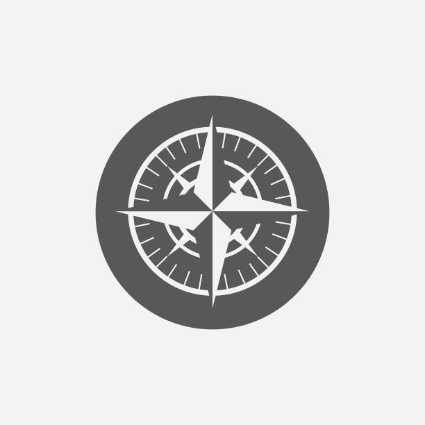 指南针标志模板图标图片下载