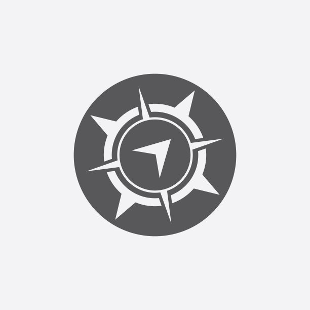 指南针标志模板图标图片下载