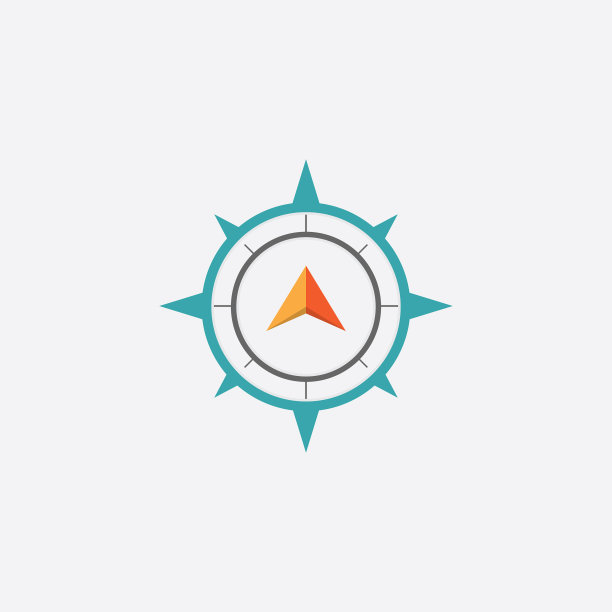 指南针标志模板图标图片下载