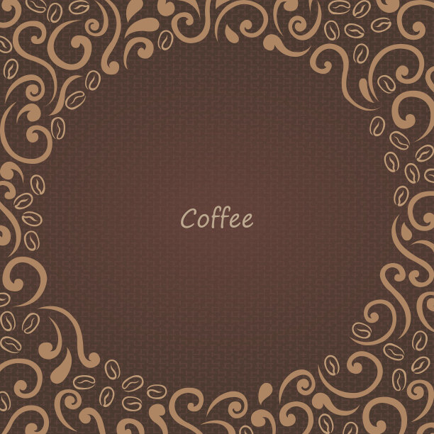 抽象的香气烟与咖啡豆架图片下载