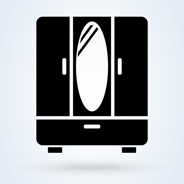 衣柜图标简单现代的设计图片下载