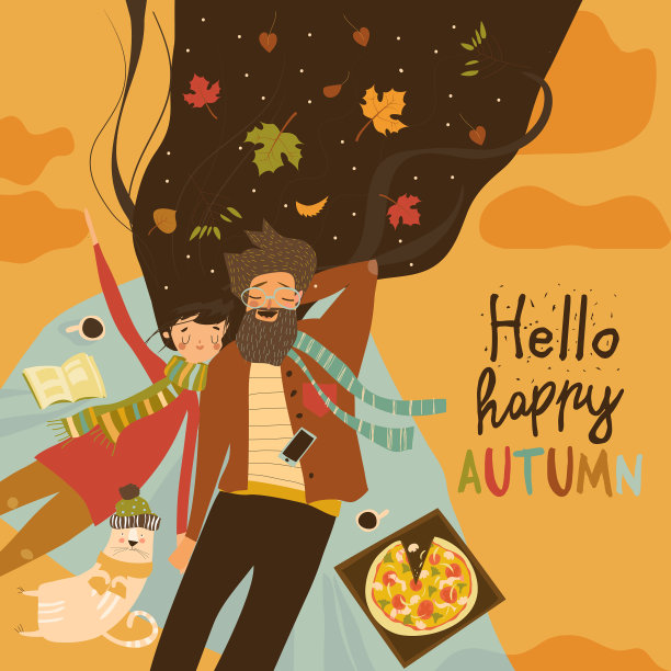 一对幸福相爱的情侣躺在草地上图片下载